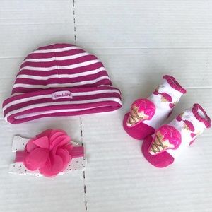 TIMBERLAND Hat, socks & bow set
